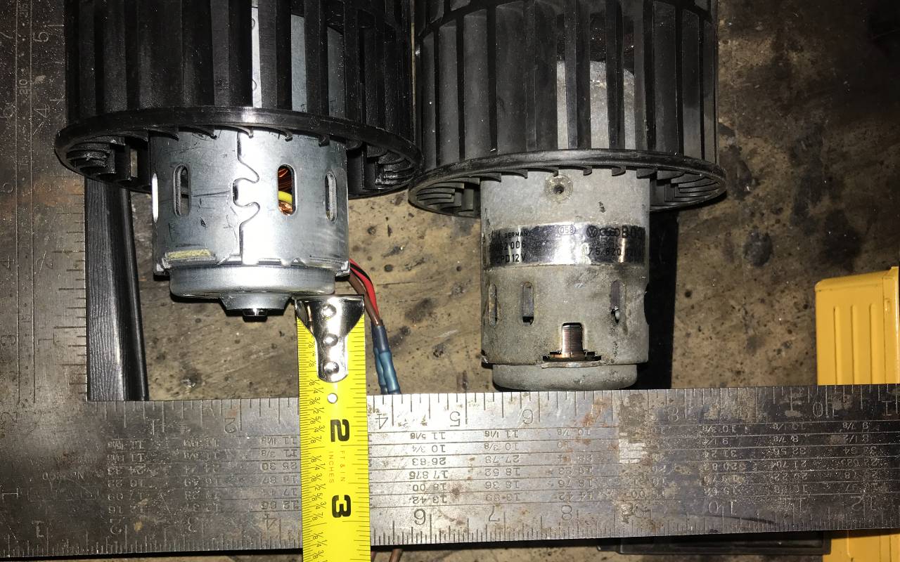 Measuring motor difference