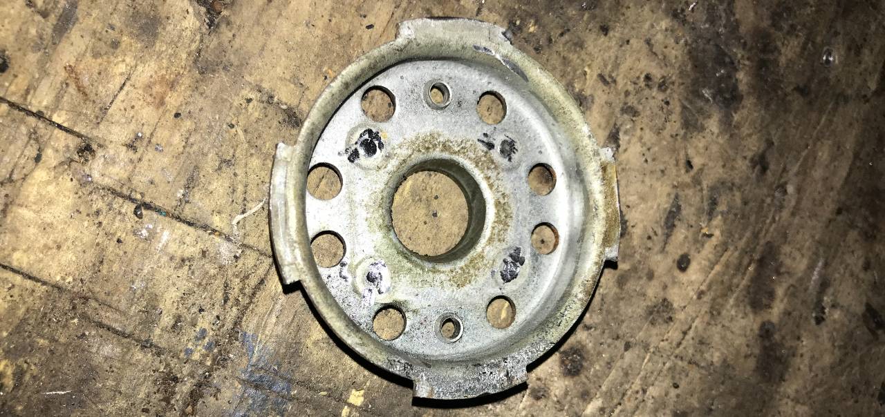 Center bushing removed from end cap