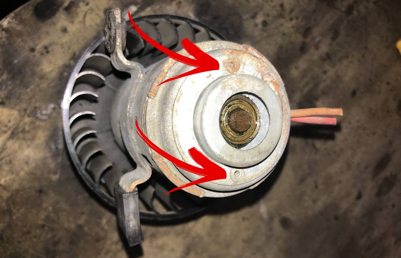 Motor end cap